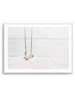 Beach Swing Art Print-PRINT-Olive et Oriel-Olive et Oriel-A5 | 5.8" x 8.3" | 14.8 x 21cm-Unframed Art Print-With White Border-Buy-Australian-Art-Prints-Online-with-Olive-et-Oriel-Your-Artwork-Specialists-Austrailia-Decorate-With-Coastal-Photo-Wall-Art-Prints-From-Our-Beach-House-Artwork-Collection-Fine-Poster-and-Framed-Artwork