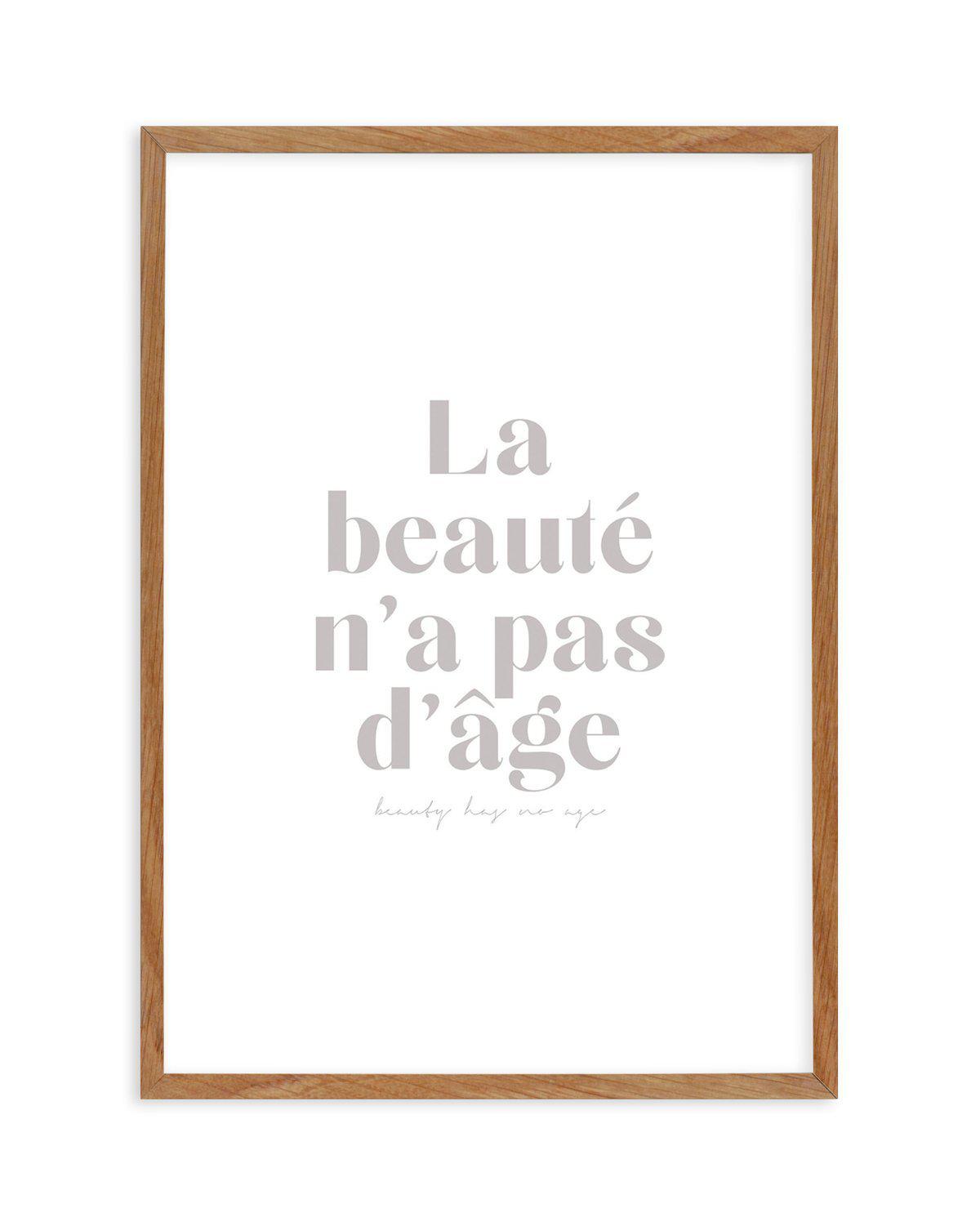 Beauty Has No Age Art Print-PRINT-Olive et Oriel-Olive et Oriel-50x70 cm | 19.6" x 27.5"-Walnut-With White Border-Buy-Australian-Art-Prints-Online-with-Olive-et-Oriel-Your-Artwork-Specialists-Austrailia-Decorate-With-Coastal-Photo-Wall-Art-Prints-From-Our-Beach-House-Artwork-Collection-Fine-Poster-and-Framed-Artwork