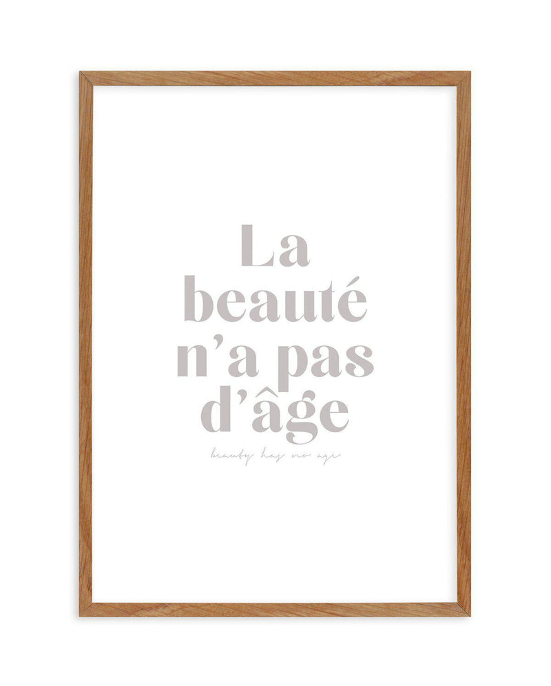 Beauty Has No Age Art Print-PRINT-Olive et Oriel-Olive et Oriel-50x70 cm | 19.6" x 27.5"-Walnut-With White Border-Buy-Australian-Art-Prints-Online-with-Olive-et-Oriel-Your-Artwork-Specialists-Austrailia-Decorate-With-Coastal-Photo-Wall-Art-Prints-From-Our-Beach-House-Artwork-Collection-Fine-Poster-and-Framed-Artwork