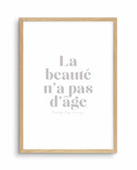 Beauty Has No Age Art Print-PRINT-Olive et Oriel-Olive et Oriel-A4 | 8.3" x 11.7" | 21 x 29.7cm-Oak-With White Border-Buy-Australian-Art-Prints-Online-with-Olive-et-Oriel-Your-Artwork-Specialists-Austrailia-Decorate-With-Coastal-Photo-Wall-Art-Prints-From-Our-Beach-House-Artwork-Collection-Fine-Poster-and-Framed-Artwork