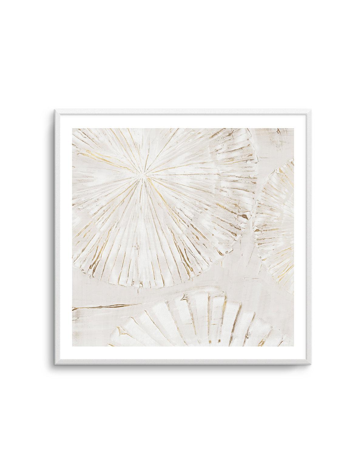 Beige Abstract II Square Art Print