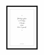Believe in Yourself Art Print-PRINT-Olive et Oriel-Olive et Oriel-A5 | 5.8" x 8.3" | 14.8 x 21cm-Black-With White Border-Buy-Australian-Art-Prints-Online-with-Olive-et-Oriel-Your-Artwork-Specialists-Austrailia-Decorate-With-Coastal-Photo-Wall-Art-Prints-From-Our-Beach-House-Artwork-Collection-Fine-Poster-and-Framed-Artwork