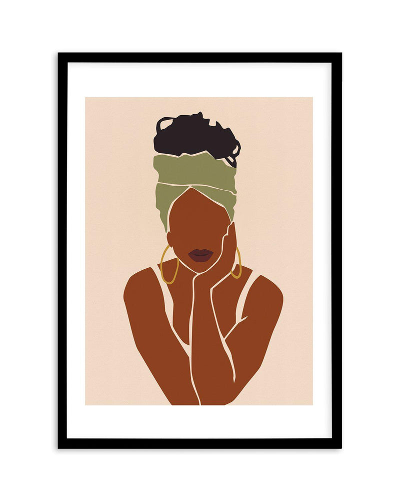 Belle Femme II Art Print-PRINT-Olive et Oriel-Olive et Oriel-A5 | 5.8" x 8.3" | 14.8 x 21cm-Black-With White Border-Buy-Australian-Art-Prints-Online-with-Olive-et-Oriel-Your-Artwork-Specialists-Austrailia-Decorate-With-Coastal-Photo-Wall-Art-Prints-From-Our-Beach-House-Artwork-Collection-Fine-Poster-and-Framed-Artwork