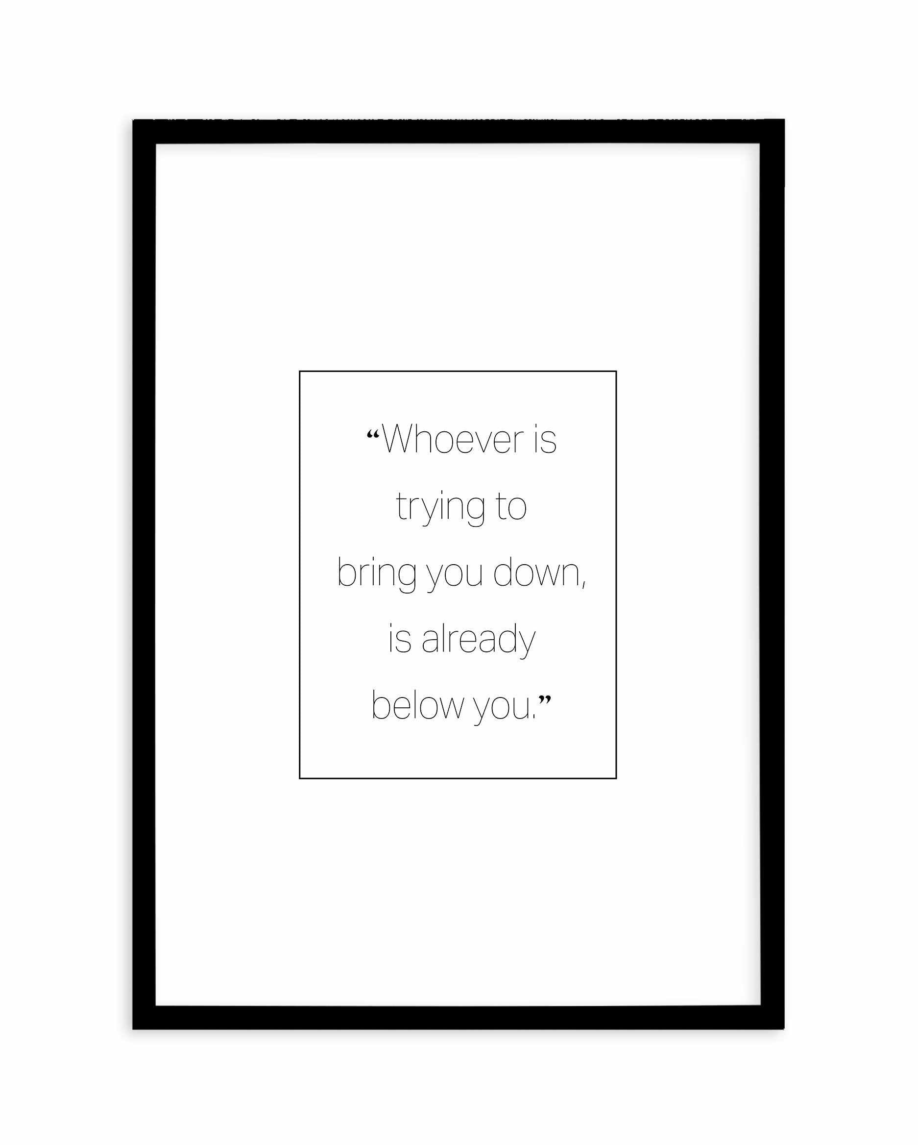 Below You Art Print-PRINT-Olive et Oriel-Olive et Oriel-A4 | 8.3" x 11.7" | 21 x 29.7cm-Black-With White Border-Buy-Australian-Art-Prints-Online-with-Olive-et-Oriel-Your-Artwork-Specialists-Austrailia-Decorate-With-Coastal-Photo-Wall-Art-Prints-From-Our-Beach-House-Artwork-Collection-Fine-Poster-and-Framed-Artwork