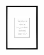 Below You Art Print-PRINT-Olive et Oriel-Olive et Oriel-A4 | 8.3" x 11.7" | 21 x 29.7cm-Black-With White Border-Buy-Australian-Art-Prints-Online-with-Olive-et-Oriel-Your-Artwork-Specialists-Austrailia-Decorate-With-Coastal-Photo-Wall-Art-Prints-From-Our-Beach-House-Artwork-Collection-Fine-Poster-and-Framed-Artwork