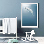 Beluga | Graphic Whales Collection Art Print-PRINT-Olive et Oriel-Olive et Oriel-Buy-Australian-Art-Prints-Online-with-Olive-et-Oriel-Your-Artwork-Specialists-Austrailia-Decorate-With-Coastal-Photo-Wall-Art-Prints-From-Our-Beach-House-Artwork-Collection-Fine-Poster-and-Framed-Artwork