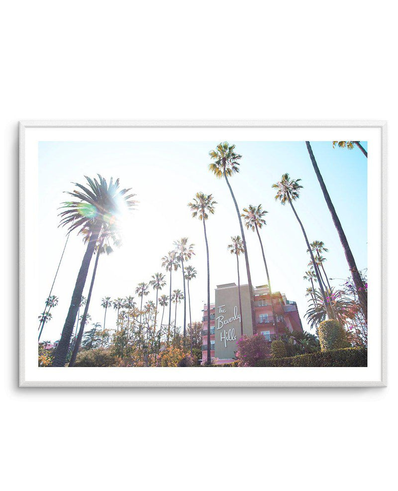 Beverly Hills Hotel I Colour | LS Art Print-PRINT-Olive et Oriel-Olive et Oriel-A5 | 5.8" x 8.3" | 14.8 x 21cm-Unframed Art Print-With White Border-Buy-Australian-Art-Prints-Online-with-Olive-et-Oriel-Your-Artwork-Specialists-Austrailia-Decorate-With-Coastal-Photo-Wall-Art-Prints-From-Our-Beach-House-Artwork-Collection-Fine-Poster-and-Framed-Artwork