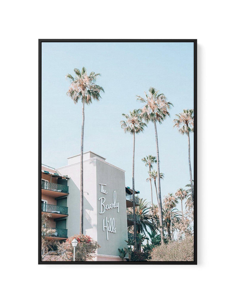 Beverly Hills Hotel | PT | Vintage | Framed Canvas-CANVAS-You can shop wall art online with Olive et Oriel for everything from abstract art to fun kids wall art. Our beautiful modern art prints and canvas art are available from large canvas prints to wall art paintings and our proudly Australian artwork collection offers only the highest quality framed large wall art and canvas art Australia - You can buy fashion photography prints or Hampton print posters and paintings on canvas from Olive et O