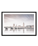 Big Ben London, Westminster Art Print-PRINT-Olive et Oriel-Olive et Oriel-A5 | 5.8" x 8.3" | 14.8 x 21cm-Black-With White Border-Buy-Australian-Art-Prints-Online-with-Olive-et-Oriel-Your-Artwork-Specialists-Austrailia-Decorate-With-Coastal-Photo-Wall-Art-Prints-From-Our-Beach-House-Artwork-Collection-Fine-Poster-and-Framed-Artwork