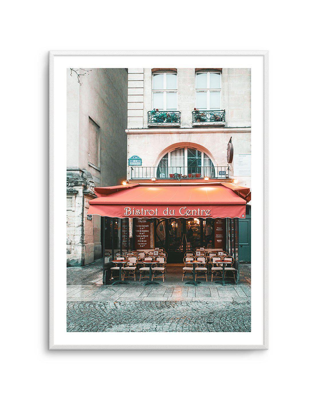 Bistrot Du Centre | Paris Art Print-PRINT-Olive et Oriel-Olive et Oriel-A5 | 5.8" x 8.3" | 14.8 x 21cm-Unframed Art Print-With White Border-Buy-Australian-Art-Prints-Online-with-Olive-et-Oriel-Your-Artwork-Specialists-Austrailia-Decorate-With-Coastal-Photo-Wall-Art-Prints-From-Our-Beach-House-Artwork-Collection-Fine-Poster-and-Framed-Artwork