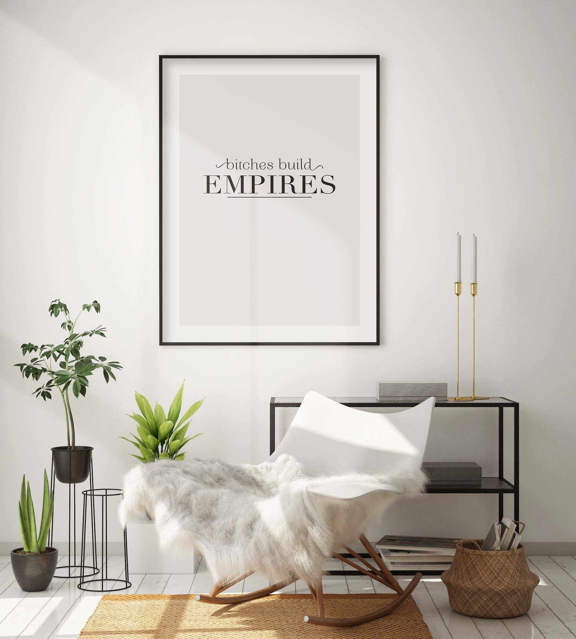 Bitches Build Empires Art Print-PRINT-Olive et Oriel-Olive et Oriel-Buy-Australian-Art-Prints-Online-with-Olive-et-Oriel-Your-Artwork-Specialists-Austrailia-Decorate-With-Coastal-Photo-Wall-Art-Prints-From-Our-Beach-House-Artwork-Collection-Fine-Poster-and-Framed-Artwork