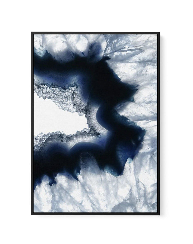 Blue Agate II | Framed Canvas-CANVAS-You can shop wall art online with Olive et Oriel for everything from abstract art to fun kids wall art. Our beautiful modern art prints and canvas art are available from large canvas prints to wall art paintings and our proudly Australian artwork collection offers only the highest quality framed large wall art and canvas art Australia - You can buy fashion photography prints or Hampton print posters and paintings on canvas from Olive et Oriel and have them de