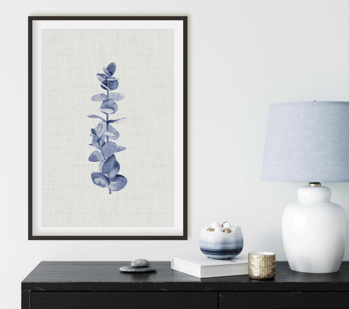 Blue Eucalyptus Art Print-PRINT-Olive et Oriel-Olive et Oriel-Buy-Australian-Art-Prints-Online-with-Olive-et-Oriel-Your-Artwork-Specialists-Austrailia-Decorate-With-Coastal-Photo-Wall-Art-Prints-From-Our-Beach-House-Artwork-Collection-Fine-Poster-and-Framed-Artwork