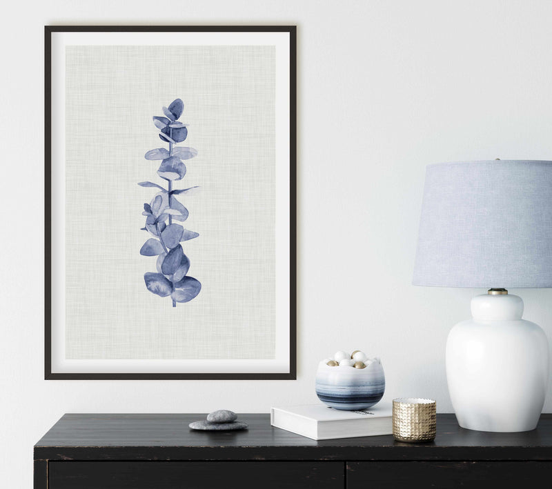 Blue Eucalyptus Art Print-PRINT-Olive et Oriel-Olive et Oriel-Buy-Australian-Art-Prints-Online-with-Olive-et-Oriel-Your-Artwork-Specialists-Austrailia-Decorate-With-Coastal-Photo-Wall-Art-Prints-From-Our-Beach-House-Artwork-Collection-Fine-Poster-and-Framed-Artwork