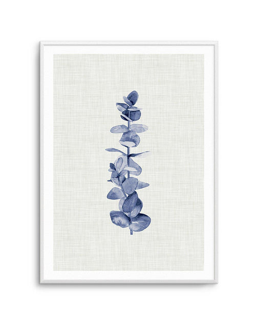 Blue Eucalyptus Art Print-PRINT-Olive et Oriel-Olive et Oriel-A5 | 5.8" x 8.3" | 14.8 x 21cm-Unframed Art Print-With White Border-Buy-Australian-Art-Prints-Online-with-Olive-et-Oriel-Your-Artwork-Specialists-Austrailia-Decorate-With-Coastal-Photo-Wall-Art-Prints-From-Our-Beach-House-Artwork-Collection-Fine-Poster-and-Framed-Artwork
