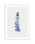 Blue Eucalyptus Art Print-PRINT-Olive et Oriel-Olive et Oriel-A5 | 5.8" x 8.3" | 14.8 x 21cm-White-With White Border-Buy-Australian-Art-Prints-Online-with-Olive-et-Oriel-Your-Artwork-Specialists-Austrailia-Decorate-With-Coastal-Photo-Wall-Art-Prints-From-Our-Beach-House-Artwork-Collection-Fine-Poster-and-Framed-Artwork