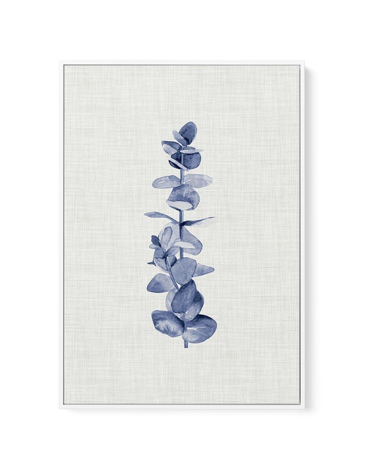 Blue Eucalyptus | Framed Canvas-CANVAS-You can shop wall art online with Olive et Oriel for everything from abstract art to fun kids wall art. Our beautiful modern art prints and canvas art are available from large canvas prints to wall art paintings and our proudly Australian artwork collection offers only the highest quality framed large wall art and canvas art Australia - You can buy fashion photography prints or Hampton print posters and paintings on canvas from Olive et Oriel and have them 