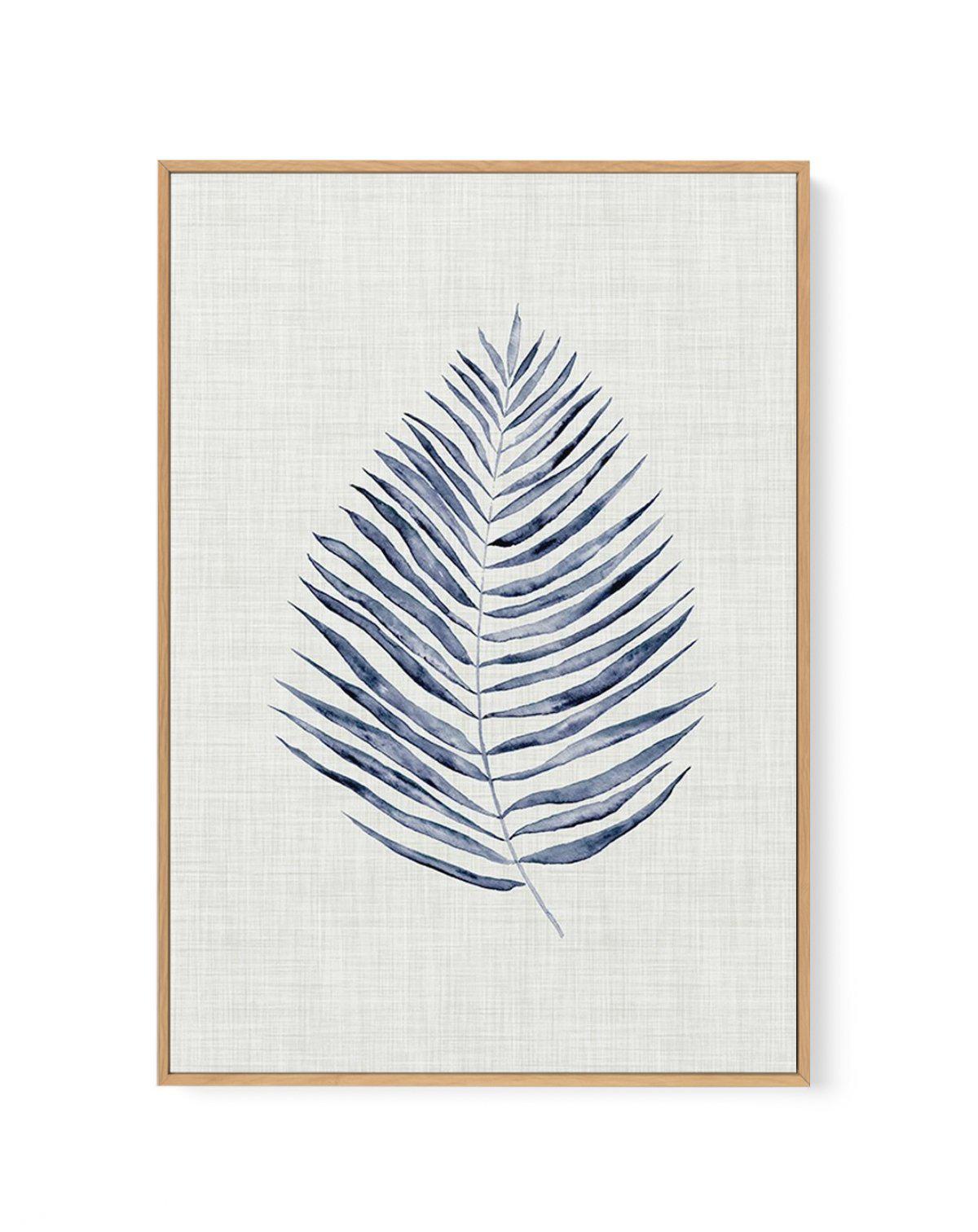 Blue Fern I | Framed Canvas-CANVAS-You can shop wall art online with Olive et Oriel for everything from abstract art to fun kids wall art. Our beautiful modern art prints and canvas art are available from large canvas prints to wall art paintings and our proudly Australian artwork collection offers only the highest quality framed large wall art and canvas art Australia - You can buy fashion photography prints or Hampton print posters and paintings on canvas from Olive et Oriel and have them deli