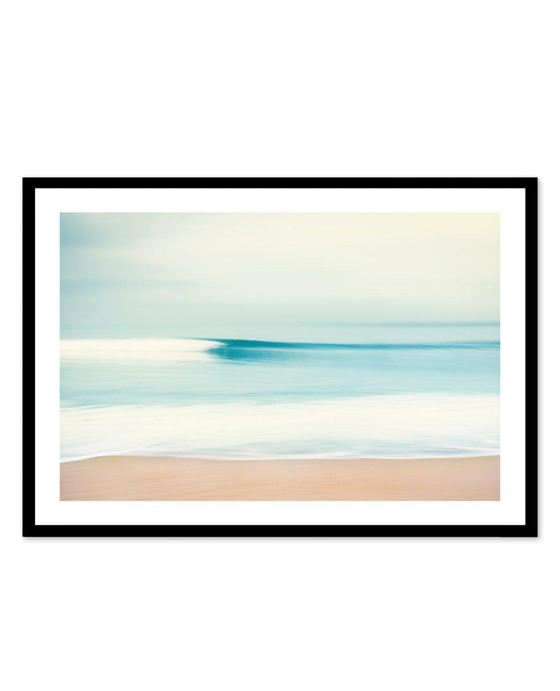Blurred Waves Art Print-PRINT-Olive et Oriel-Olive et Oriel-A5 | 5.8" x 8.3" | 14.8 x 21cm-Black-With White Border-Buy-Australian-Art-Prints-Online-with-Olive-et-Oriel-Your-Artwork-Specialists-Austrailia-Decorate-With-Coastal-Photo-Wall-Art-Prints-From-Our-Beach-House-Artwork-Collection-Fine-Poster-and-Framed-Artwork