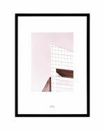 Blush City Art Print-PRINT-Olive et Oriel-Olive et Oriel-A4 | 8.3" x 11.7" | 21 x 29.7cm-Black-With White Border-Buy-Australian-Art-Prints-Online-with-Olive-et-Oriel-Your-Artwork-Specialists-Austrailia-Decorate-With-Coastal-Photo-Wall-Art-Prints-From-Our-Beach-House-Artwork-Collection-Fine-Poster-and-Framed-Artwork