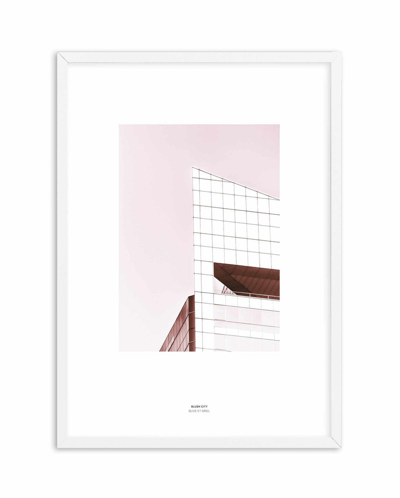 Blush City Art Print-PRINT-Olive et Oriel-Olive et Oriel-A4 | 8.3" x 11.7" | 21 x 29.7cm-White-With White Border-Buy-Australian-Art-Prints-Online-with-Olive-et-Oriel-Your-Artwork-Specialists-Austrailia-Decorate-With-Coastal-Photo-Wall-Art-Prints-From-Our-Beach-House-Artwork-Collection-Fine-Poster-and-Framed-Artwork