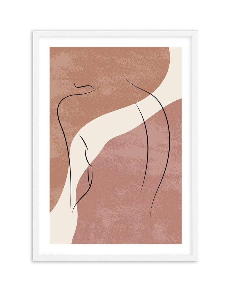 Blush Line Body I Art Print-PRINT-Olive et Oriel-Olive et Oriel-A5 | 5.8" x 8.3" | 14.8 x 21cm-White-With White Border-Buy-Australian-Art-Prints-Online-with-Olive-et-Oriel-Your-Artwork-Specialists-Austrailia-Decorate-With-Coastal-Photo-Wall-Art-Prints-From-Our-Beach-House-Artwork-Collection-Fine-Poster-and-Framed-Artwork