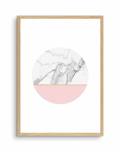 Blushing Moon Art Print-PRINT-Olive et Oriel-Olive et Oriel-A5 | 5.8" x 8.3" | 14.8 x 21cm-Oak-With White Border-Buy-Australian-Art-Prints-Online-with-Olive-et-Oriel-Your-Artwork-Specialists-Austrailia-Decorate-With-Coastal-Photo-Wall-Art-Prints-From-Our-Beach-House-Artwork-Collection-Fine-Poster-and-Framed-Artwork