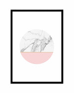 Blushing Moon Art Print-PRINT-Olive et Oriel-Olive et Oriel-A5 | 5.8" x 8.3" | 14.8 x 21cm-Black-With White Border-Buy-Australian-Art-Prints-Online-with-Olive-et-Oriel-Your-Artwork-Specialists-Austrailia-Decorate-With-Coastal-Photo-Wall-Art-Prints-From-Our-Beach-House-Artwork-Collection-Fine-Poster-and-Framed-Artwork