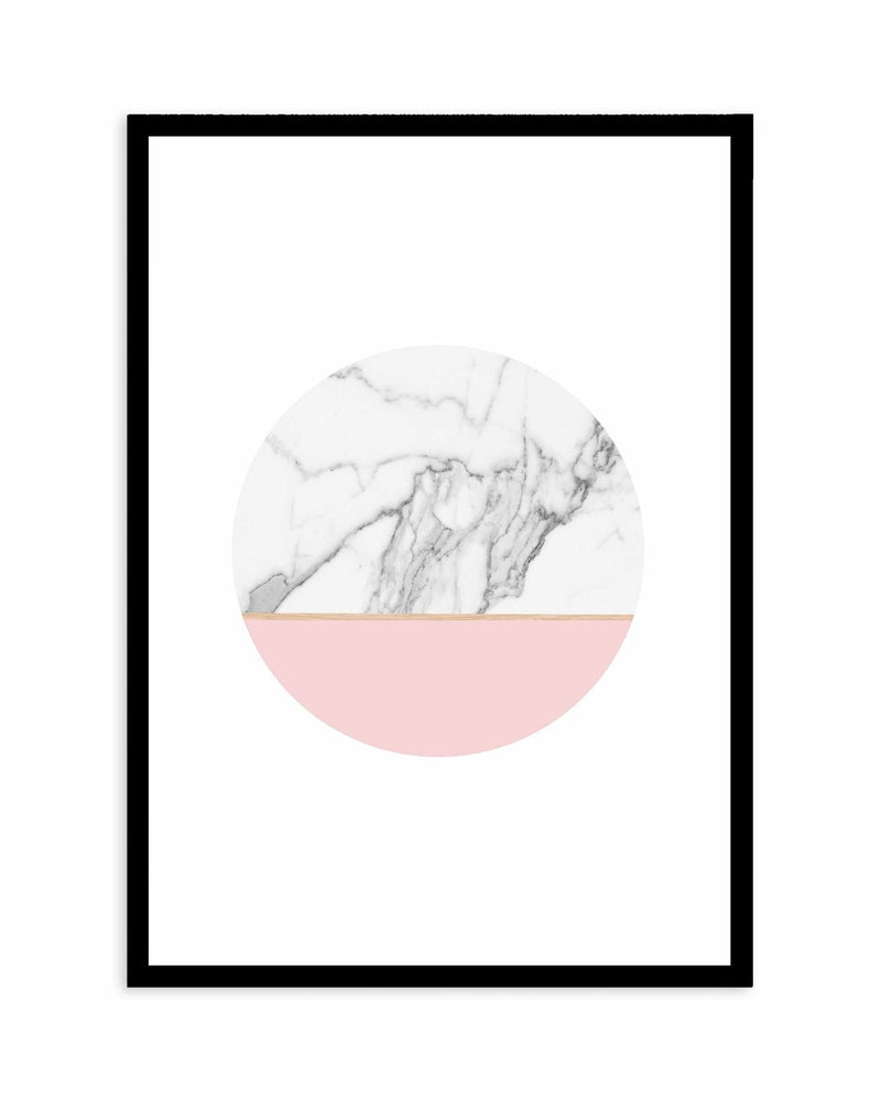 Blushing Moon Art Print-PRINT-Olive et Oriel-Olive et Oriel-A5 | 5.8" x 8.3" | 14.8 x 21cm-Black-With White Border-Buy-Australian-Art-Prints-Online-with-Olive-et-Oriel-Your-Artwork-Specialists-Austrailia-Decorate-With-Coastal-Photo-Wall-Art-Prints-From-Our-Beach-House-Artwork-Collection-Fine-Poster-and-Framed-Artwork