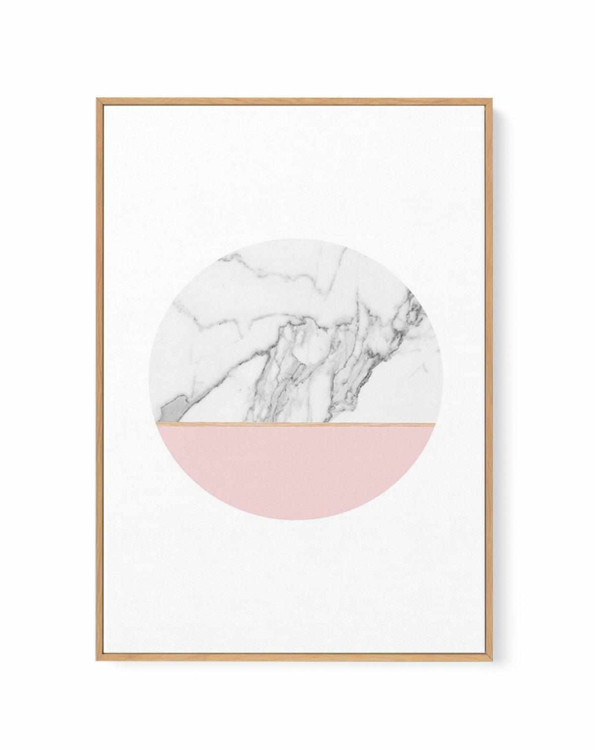 Blushing Moon | Framed Canvas