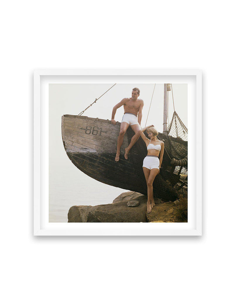 Boat 861 | Tom Kelley Archive Art Print-Print-Olive et Oriel-Olive et Oriel-70x70 cm | 27.5" x 27.5"-White-With White Border-Buy-Australian-Art-Prints-Online-with-Olive-et-Oriel-Your-Artwork-Specialists-Austrailia-Decorate-With-Coastal-Photo-Wall-Art-Prints-From-Our-Beach-House-Artwork-Collection-Fine-Poster-and-Framed-Artwork