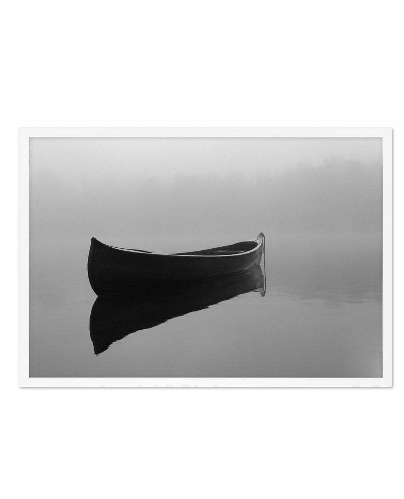 Boat On The Lake Art Print-PRINT-Olive et Oriel-Olive et Oriel-A5 | 5.8" x 8.3" | 14.8 x 21cm-White-With White Border-Buy-Australian-Art-Prints-Online-with-Olive-et-Oriel-Your-Artwork-Specialists-Austrailia-Decorate-With-Coastal-Photo-Wall-Art-Prints-From-Our-Beach-House-Artwork-Collection-Fine-Poster-and-Framed-Artwork
