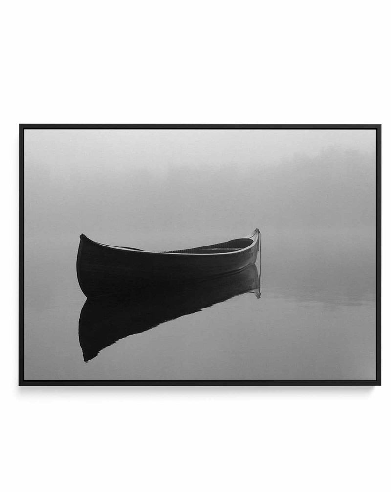 Boat On The Lake | Framed Canvas-CANVAS-You can shop wall art online with Olive et Oriel for everything from abstract art to fun kids wall art. Our beautiful modern art prints and canvas art are available from large canvas prints to wall art paintings and our proudly Australian artwork collection offers only the highest quality framed large wall art and canvas art Australia - You can buy fashion photography prints or Hampton print posters and paintings on canvas from Olive et Oriel and have them