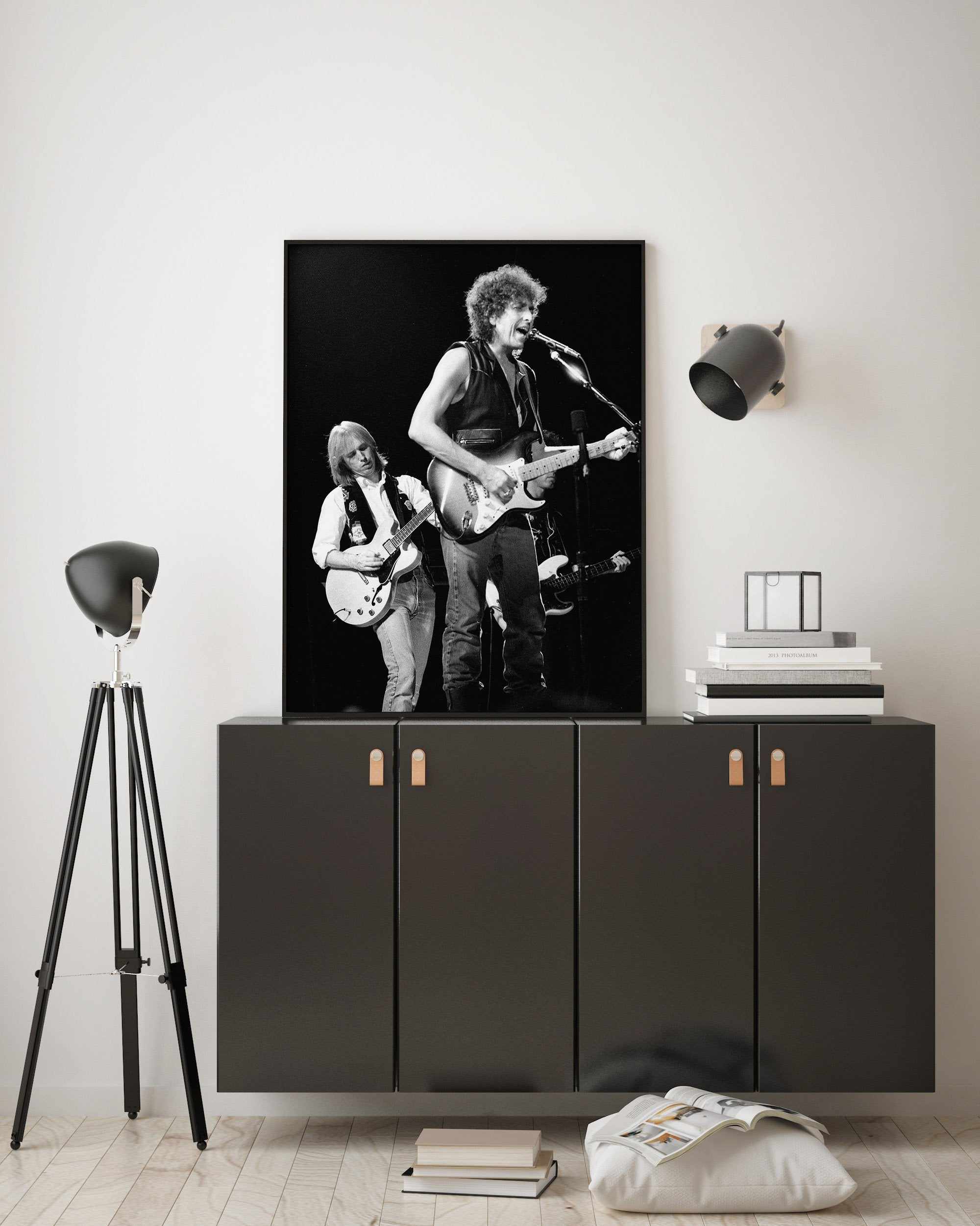 Bob Dylan & Tom Petty | Tony Mott Collection Art Print-PRINT-Olive et Oriel-Olive et Oriel-Buy-Australian-Art-Prints-Online-with-Olive-et-Oriel-Your-Artwork-Specialists-Austrailia-Decorate-With-Coastal-Photo-Wall-Art-Prints-From-Our-Beach-House-Artwork-Collection-Fine-Poster-and-Framed-Artwork