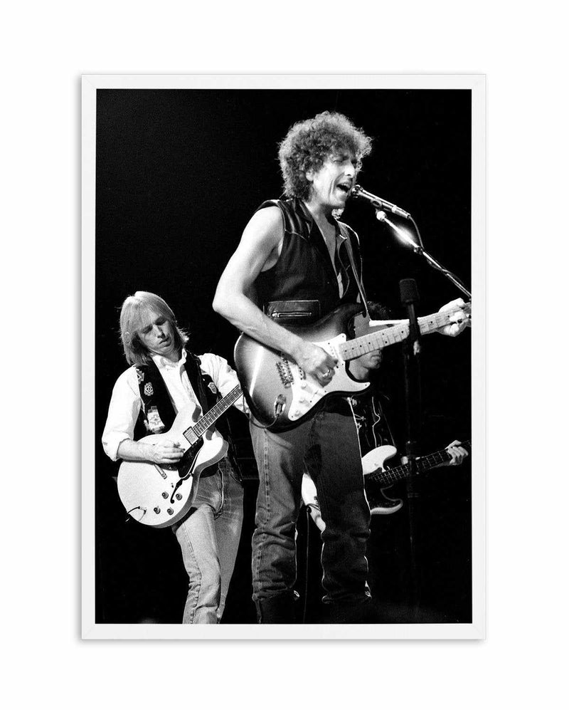 Bob Dylan & Tom Petty | Tony Mott Collection Art Print-PRINT-Olive et Oriel-Olive et Oriel-A5 | 5.8" x 8.3" | 14.8 x 21cm-White-With White Border-Buy-Australian-Art-Prints-Online-with-Olive-et-Oriel-Your-Artwork-Specialists-Austrailia-Decorate-With-Coastal-Photo-Wall-Art-Prints-From-Our-Beach-House-Artwork-Collection-Fine-Poster-and-Framed-Artwork