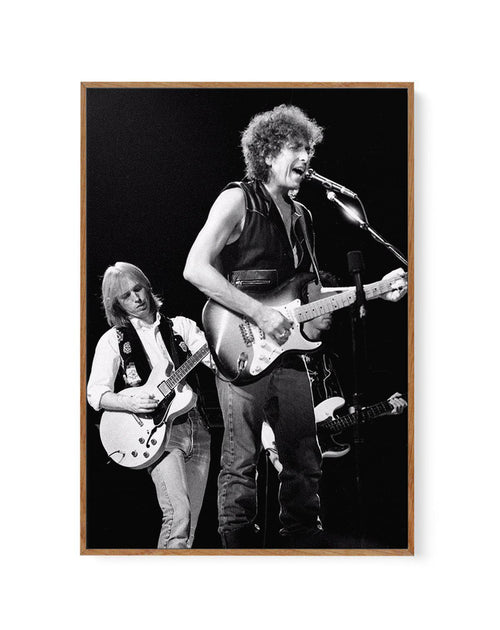 Bob Dylan & Tom Petty | Tony Mott Collection | Framed Canvas-CANVAS-You can shop wall art online with Olive et Oriel for everything from abstract art to fun kids wall art. Our beautiful modern art prints and canvas art are available from large canvas prints to wall art paintings and our proudly Australian artwork collection offers only the highest quality framed large wall art and canvas art Australia - You can buy fashion photography prints or Hampton print posters and paintings on canvas from 