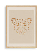 Boheme Leopard Art Print-PRINT-Olive et Oriel-Olive et Oriel-A5 | 5.8" x 8.3" | 14.8 x 21cm-Oak-With White Border-Buy-Australian-Art-Prints-Online-with-Olive-et-Oriel-Your-Artwork-Specialists-Austrailia-Decorate-With-Coastal-Photo-Wall-Art-Prints-From-Our-Beach-House-Artwork-Collection-Fine-Poster-and-Framed-Artwork