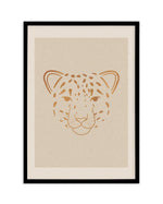 Boheme Leopard Art Print-PRINT-Olive et Oriel-Olive et Oriel-A5 | 5.8" x 8.3" | 14.8 x 21cm-Black-With White Border-Buy-Australian-Art-Prints-Online-with-Olive-et-Oriel-Your-Artwork-Specialists-Austrailia-Decorate-With-Coastal-Photo-Wall-Art-Prints-From-Our-Beach-House-Artwork-Collection-Fine-Poster-and-Framed-Artwork