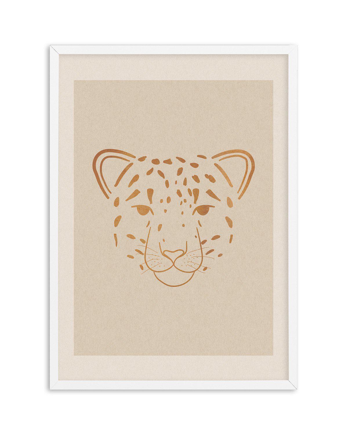 Boheme Leopard Art Print-PRINT-Olive et Oriel-Olive et Oriel-A5 | 5.8" x 8.3" | 14.8 x 21cm-White-With White Border-Buy-Australian-Art-Prints-Online-with-Olive-et-Oriel-Your-Artwork-Specialists-Austrailia-Decorate-With-Coastal-Photo-Wall-Art-Prints-From-Our-Beach-House-Artwork-Collection-Fine-Poster-and-Framed-Artwork