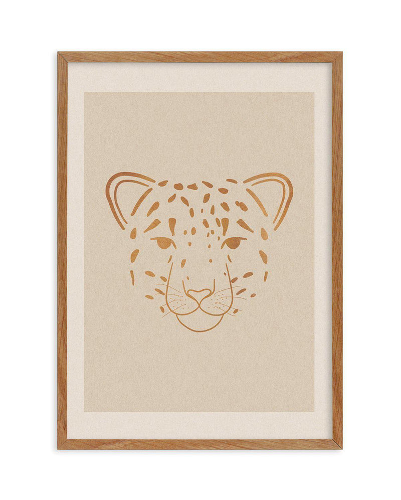 Boheme Leopard Art Print-PRINT-Olive et Oriel-Olive et Oriel-50x70 cm | 19.6" x 27.5"-Walnut-With White Border-Buy-Australian-Art-Prints-Online-with-Olive-et-Oriel-Your-Artwork-Specialists-Austrailia-Decorate-With-Coastal-Photo-Wall-Art-Prints-From-Our-Beach-House-Artwork-Collection-Fine-Poster-and-Framed-Artwork