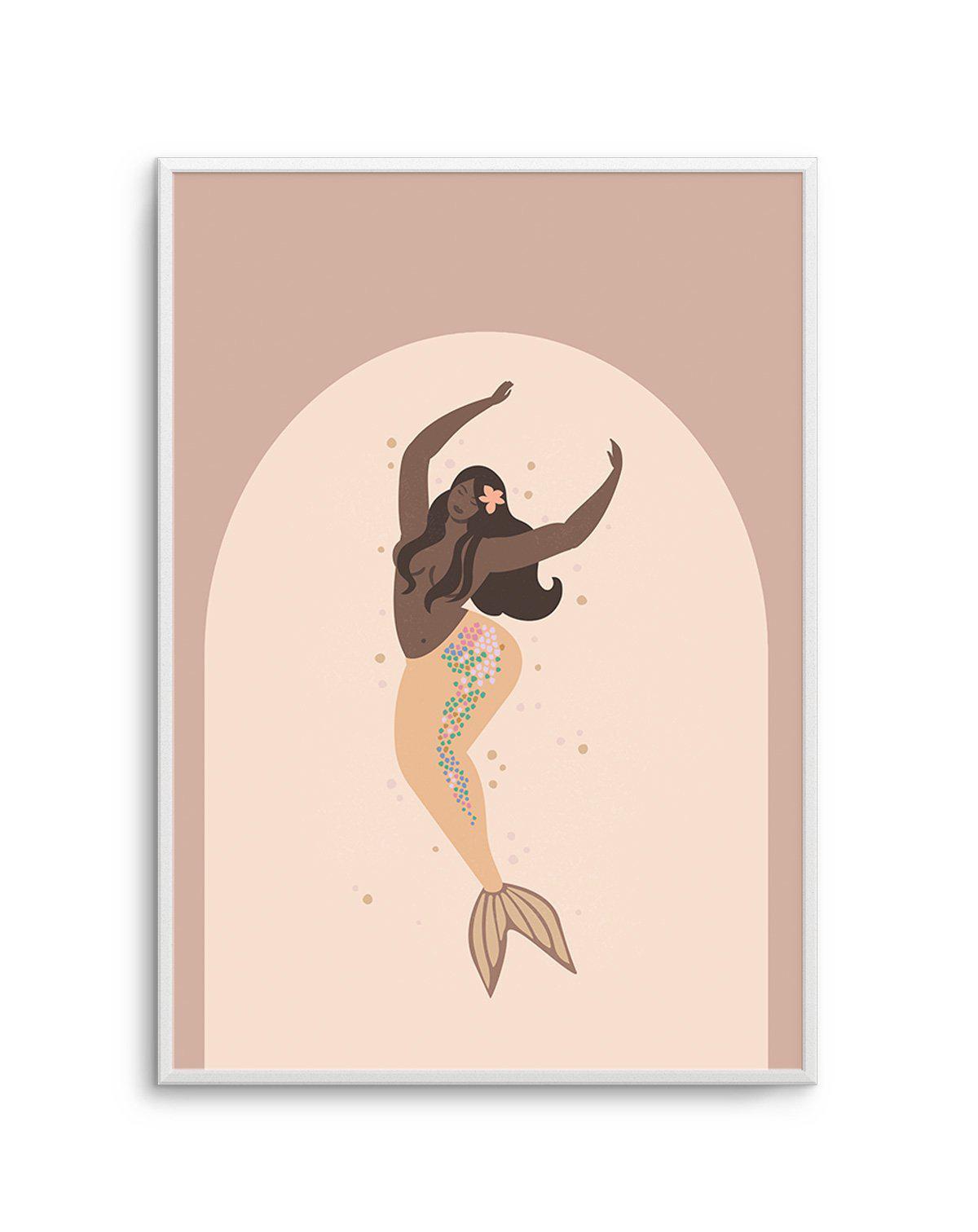 Boheme Mermaid I Art Print-PRINT-Olive et Oriel-Olive et Oriel-A5 | 5.8" x 8.3" | 14.8 x 21cm-Unframed Art Print-With White Border-Buy-Australian-Art-Prints-Online-with-Olive-et-Oriel-Your-Artwork-Specialists-Austrailia-Decorate-With-Coastal-Photo-Wall-Art-Prints-From-Our-Beach-House-Artwork-Collection-Fine-Poster-and-Framed-Artwork