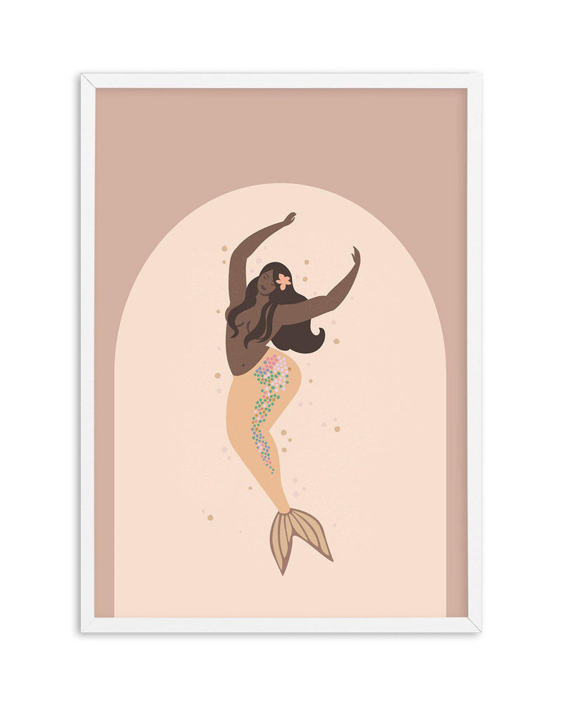 Boheme Mermaid I Art Print-PRINT-Olive et Oriel-Olive et Oriel-A5 | 5.8" x 8.3" | 14.8 x 21cm-White-With White Border-Buy-Australian-Art-Prints-Online-with-Olive-et-Oriel-Your-Artwork-Specialists-Austrailia-Decorate-With-Coastal-Photo-Wall-Art-Prints-From-Our-Beach-House-Artwork-Collection-Fine-Poster-and-Framed-Artwork
