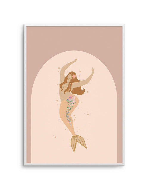 Boheme Mermaid II Art Print-PRINT-Olive et Oriel-Olive et Oriel-A5 | 5.8" x 8.3" | 14.8 x 21cm-Unframed Art Print-With White Border-Buy-Australian-Art-Prints-Online-with-Olive-et-Oriel-Your-Artwork-Specialists-Austrailia-Decorate-With-Coastal-Photo-Wall-Art-Prints-From-Our-Beach-House-Artwork-Collection-Fine-Poster-and-Framed-Artwork