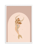Boheme Mermaid II Art Print-PRINT-Olive et Oriel-Olive et Oriel-A5 | 5.8" x 8.3" | 14.8 x 21cm-White-With White Border-Buy-Australian-Art-Prints-Online-with-Olive-et-Oriel-Your-Artwork-Specialists-Austrailia-Decorate-With-Coastal-Photo-Wall-Art-Prints-From-Our-Beach-House-Artwork-Collection-Fine-Poster-and-Framed-Artwork