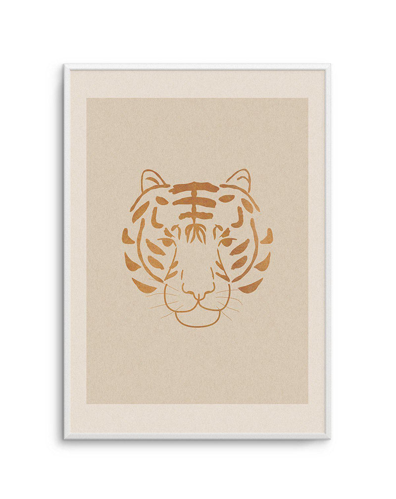 Boheme Tiger Art Print-PRINT-Olive et Oriel-Olive et Oriel-A5 | 5.8" x 8.3" | 14.8 x 21cm-Unframed Art Print-With White Border-Buy-Australian-Art-Prints-Online-with-Olive-et-Oriel-Your-Artwork-Specialists-Austrailia-Decorate-With-Coastal-Photo-Wall-Art-Prints-From-Our-Beach-House-Artwork-Collection-Fine-Poster-and-Framed-Artwork