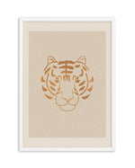 Boheme Tiger Art Print-PRINT-Olive et Oriel-Olive et Oriel-A5 | 5.8" x 8.3" | 14.8 x 21cm-White-With White Border-Buy-Australian-Art-Prints-Online-with-Olive-et-Oriel-Your-Artwork-Specialists-Austrailia-Decorate-With-Coastal-Photo-Wall-Art-Prints-From-Our-Beach-House-Artwork-Collection-Fine-Poster-and-Framed-Artwork