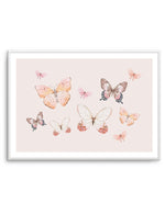 Bohemian Butterflies | LS Art Print-PRINT-Olive et Oriel-Olive et Oriel-A5 | 5.8" x 8.3" | 14.8 x 21cm-Unframed Art Print-With White Border-Buy-Australian-Art-Prints-Online-with-Olive-et-Oriel-Your-Artwork-Specialists-Austrailia-Decorate-With-Coastal-Photo-Wall-Art-Prints-From-Our-Beach-House-Artwork-Collection-Fine-Poster-and-Framed-Artwork