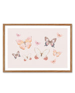 Bohemian Butterflies | LS Art Print-PRINT-Olive et Oriel-Olive et Oriel-50x70 cm | 19.6" x 27.5"-Walnut-With White Border-Buy-Australian-Art-Prints-Online-with-Olive-et-Oriel-Your-Artwork-Specialists-Austrailia-Decorate-With-Coastal-Photo-Wall-Art-Prints-From-Our-Beach-House-Artwork-Collection-Fine-Poster-and-Framed-Artwork