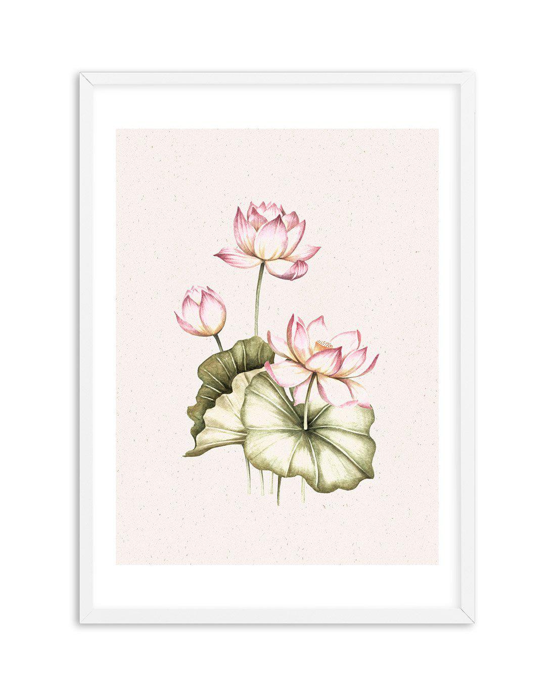 Bohemian Lotus II Art Print-PRINT-Olive et Oriel-Olive et Oriel-A5 | 5.8" x 8.3" | 14.8 x 21cm-White-With White Border-Buy-Australian-Art-Prints-Online-with-Olive-et-Oriel-Your-Artwork-Specialists-Austrailia-Decorate-With-Coastal-Photo-Wall-Art-Prints-From-Our-Beach-House-Artwork-Collection-Fine-Poster-and-Framed-Artwork