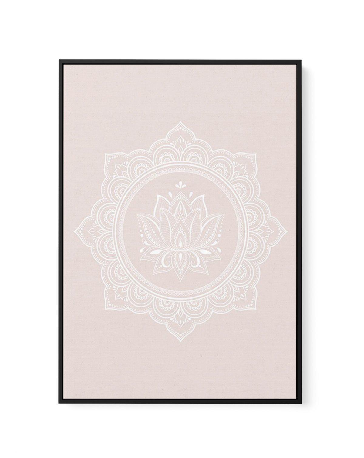 Bohemian Lotus | Mandala | Framed Canvas-CANVAS-You can shop wall art online with Olive et Oriel for everything from abstract art to fun kids wall art. Our beautiful modern art prints and canvas art are available from large canvas prints to wall art paintings and our proudly Australian artwork collection offers only the highest quality framed large wall art and canvas art Australia - You can buy fashion photography prints or Hampton print posters and paintings on canvas from Olive et Oriel and h